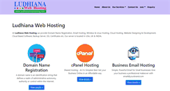 Desktop Screenshot of ludhianawebhosting.com